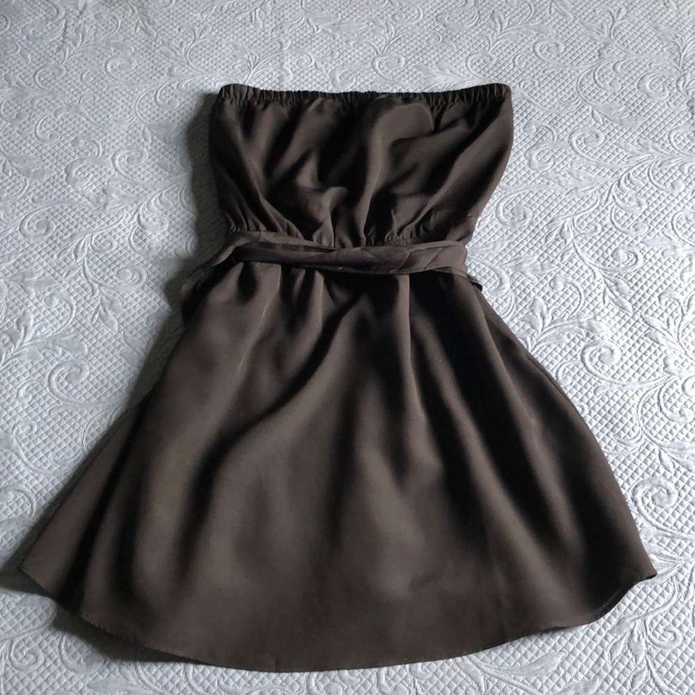 Express black tube top dress